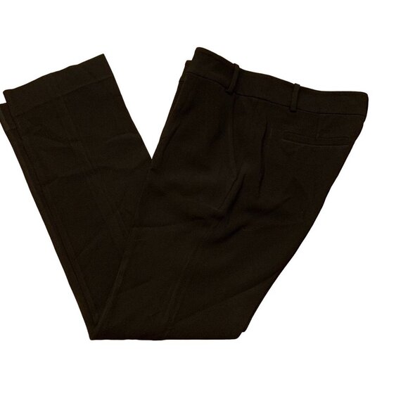 Diane Von Furstenberg New Carissa Straight Leg Cropped Trouser Size 0 Black - Picture 2 of 11